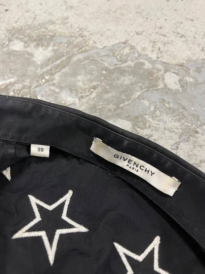 SS2017 Givenchy Black Stars Shirt by Riccardo Tisci LkGFRKv 9