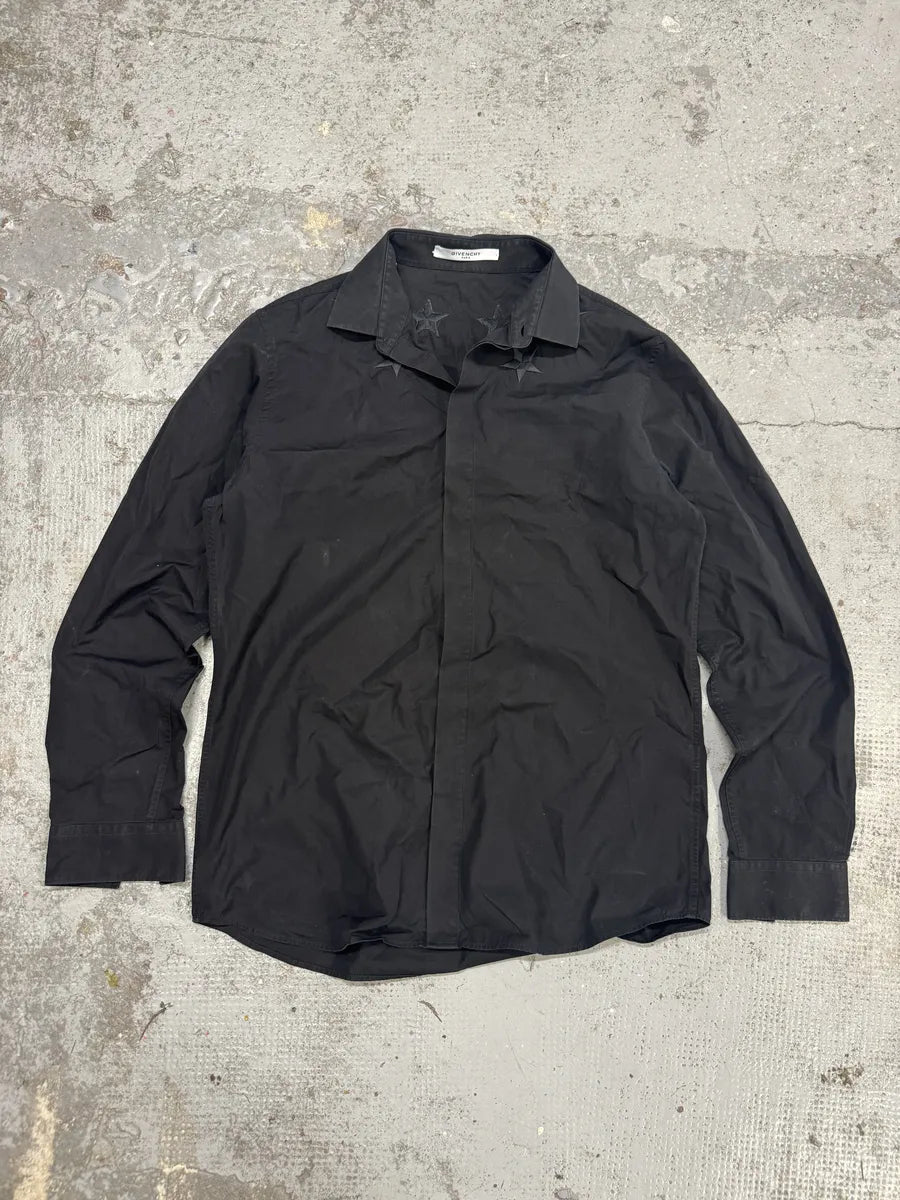 SS2017 Givenchy Black Stars Shirt by Riccardo Tisci zfBiqrZ 2