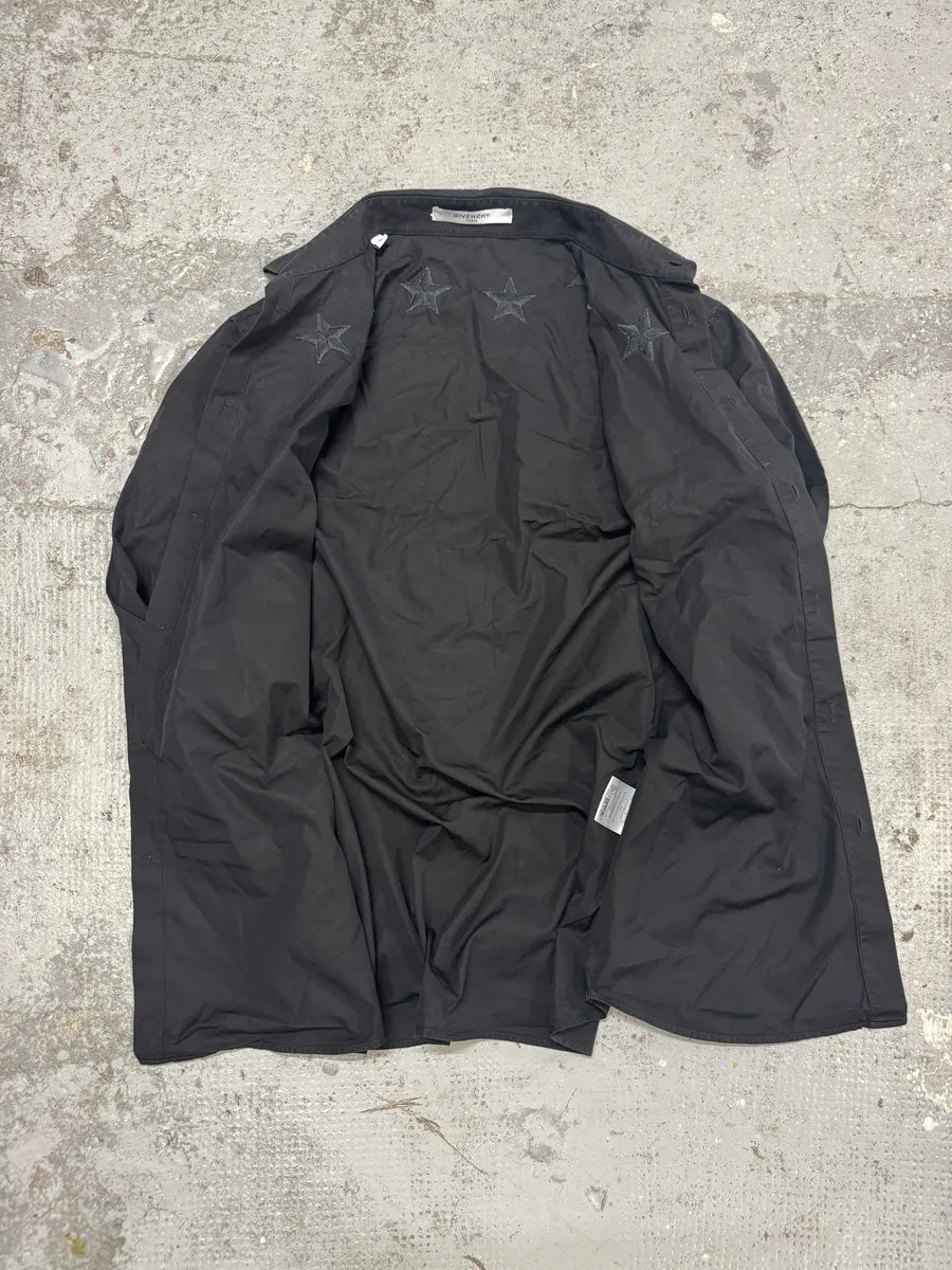 SS2017 Givenchy Black Stars Shirt by Riccardo Tisci zfBiqrZ 5