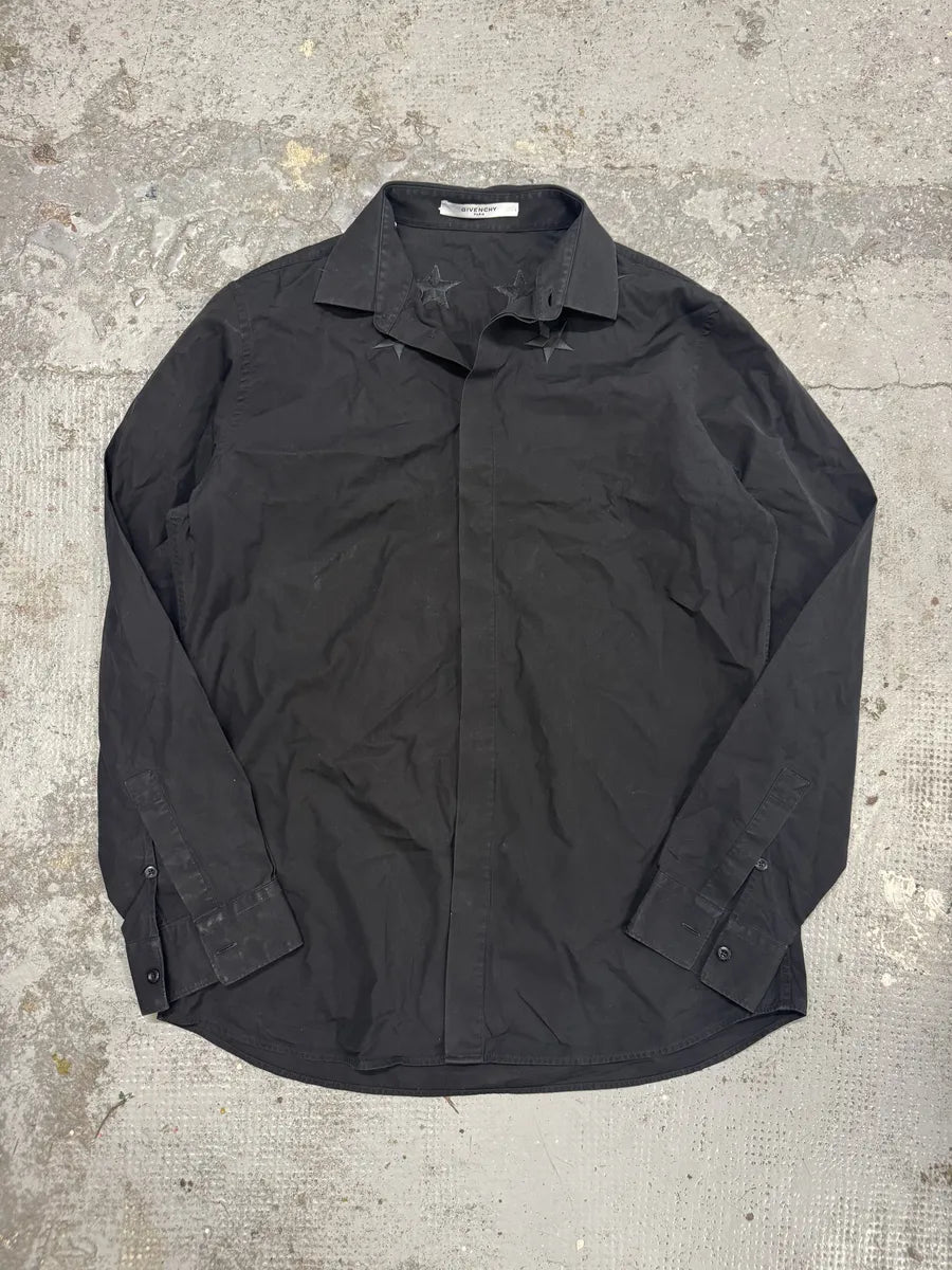 SS2017 Givenchy Black Stars Shirt by Riccardo Tisci zfBiqrZ 7