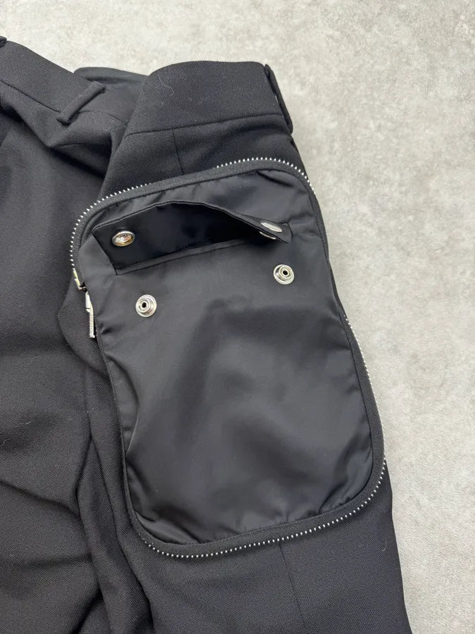 SS2017 Givenchy Black Technical Pockets Classy Pants by Riccardo Tisci AHGixOD 9