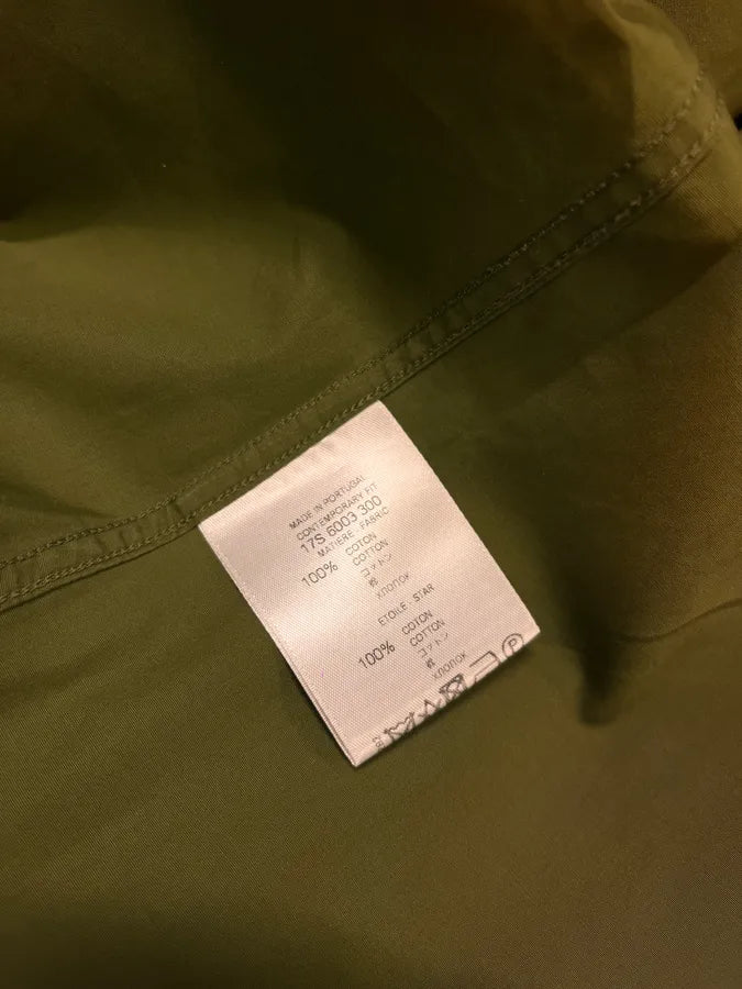 SS2017 Givenchy Embroidered Yellow Stars Khaki Shirt by Riccardo Tisci vDkQwUU 9