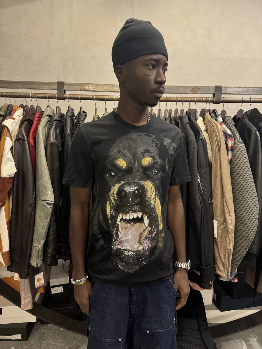 SS2017 Givenchy Rottweiler Black T-Shirt by Riccardo Tisci fDGcHgS 0
