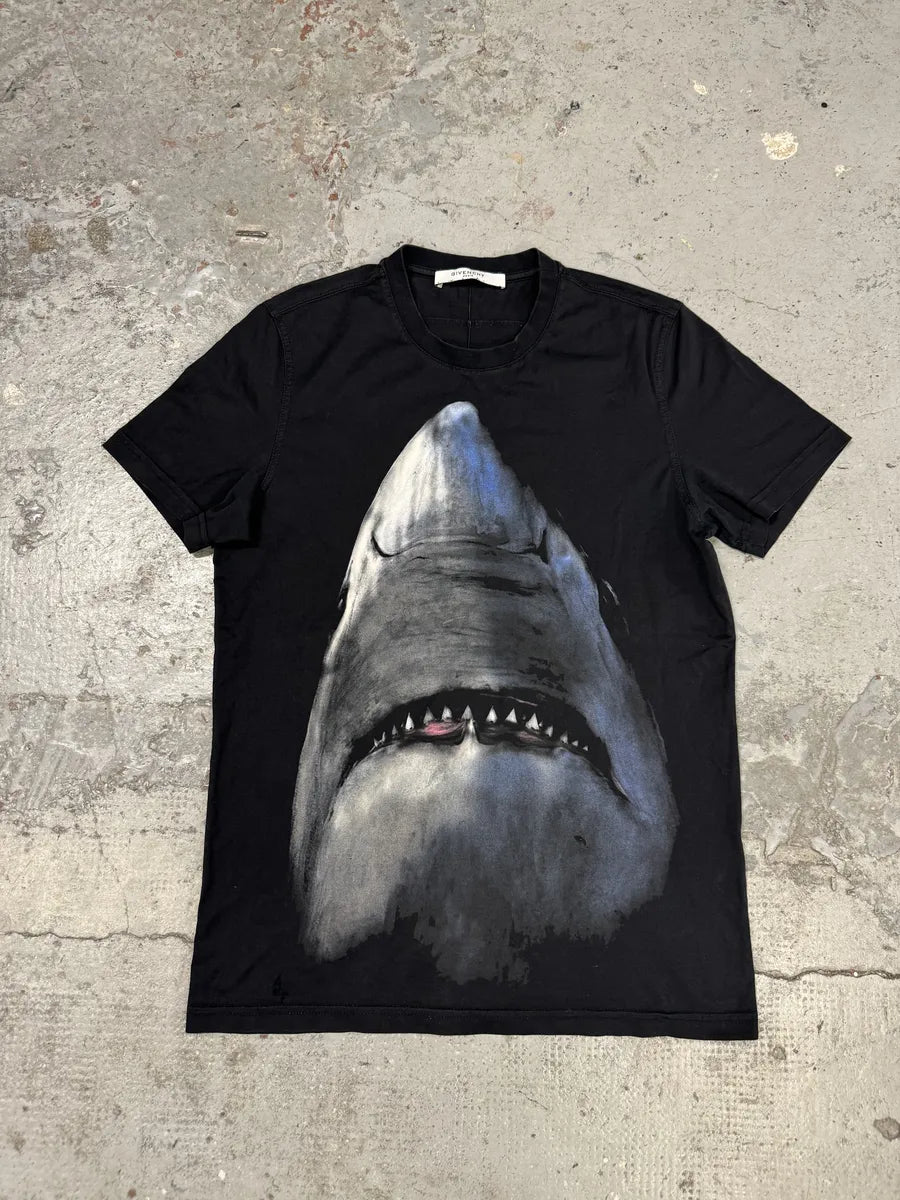SS2017 Givenchy Shark Black T-Shirt by Riccardo Tisci llxLngC 0