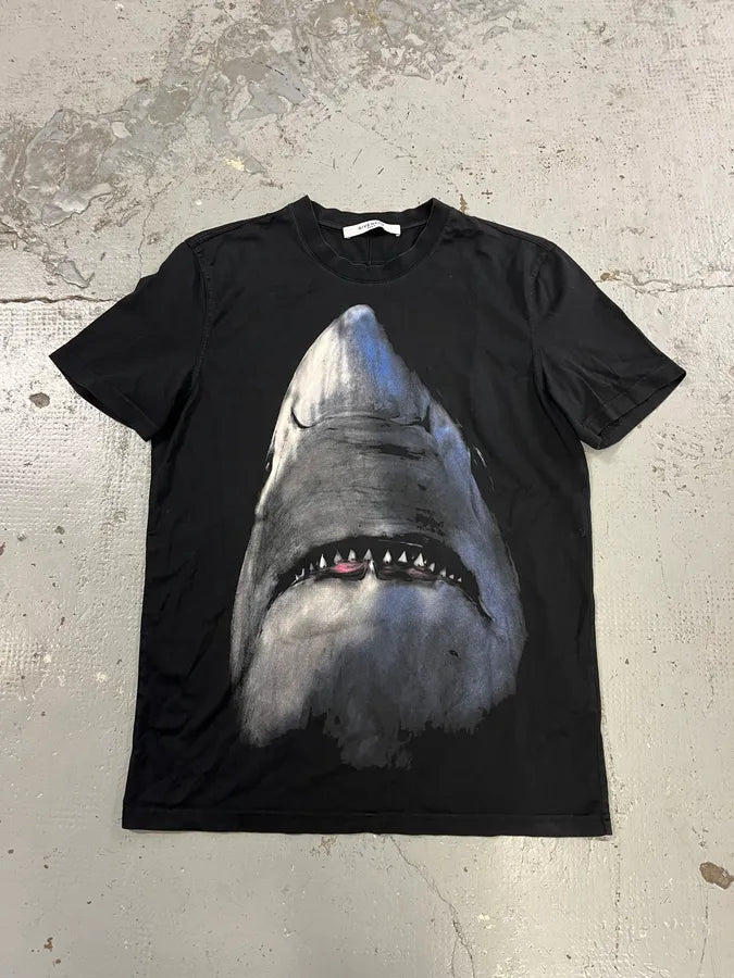 SS2017 Givenchy Shark Black T-Shirt by Riccardo Tisci VGWNBqj 0