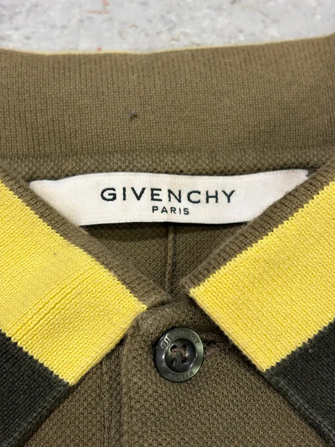 SS2017 Givenchy Yellow & Brown Harmony Polo by Riccardo Tisci HhvPLBx 4