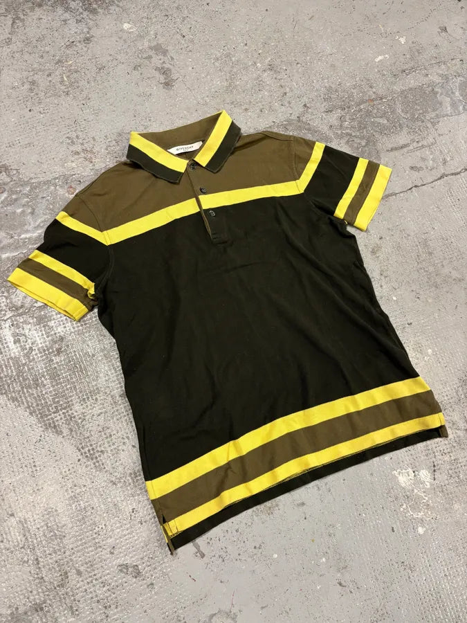 SS2017 Givenchy Yellow & Brown Harmony Polo HhvPLBx 1