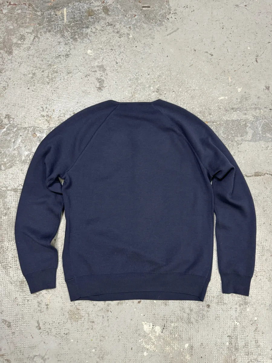 SS2017 Louis Vuitton Navy Pony Hair Animal Zebra Sweater hyjCOau 4