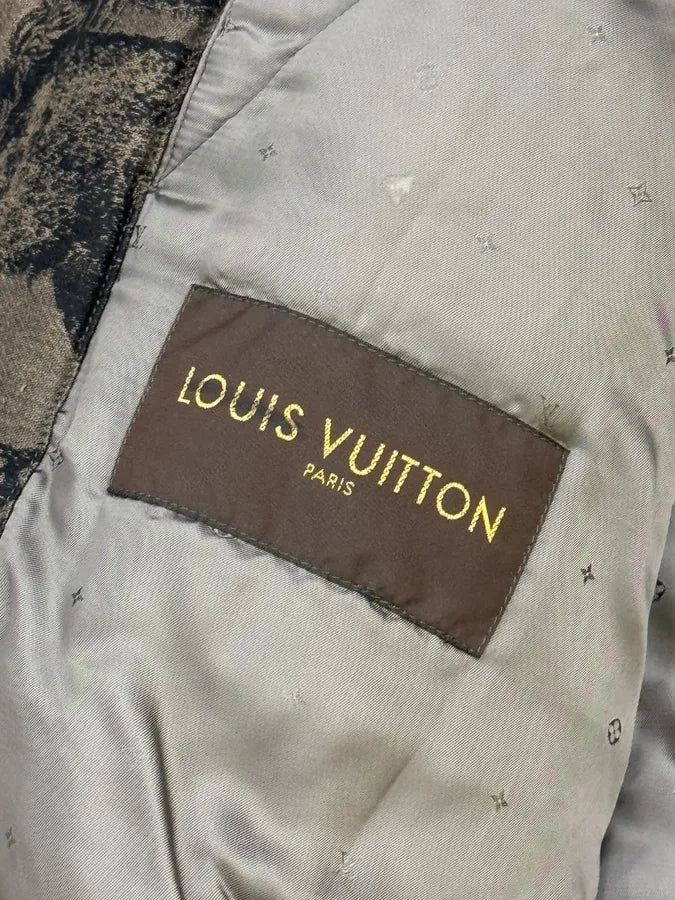 SS2017 Louis Vuitton x Chapman Brothers All Over Animals Brown Bomber Jacket nrIqFiB 10