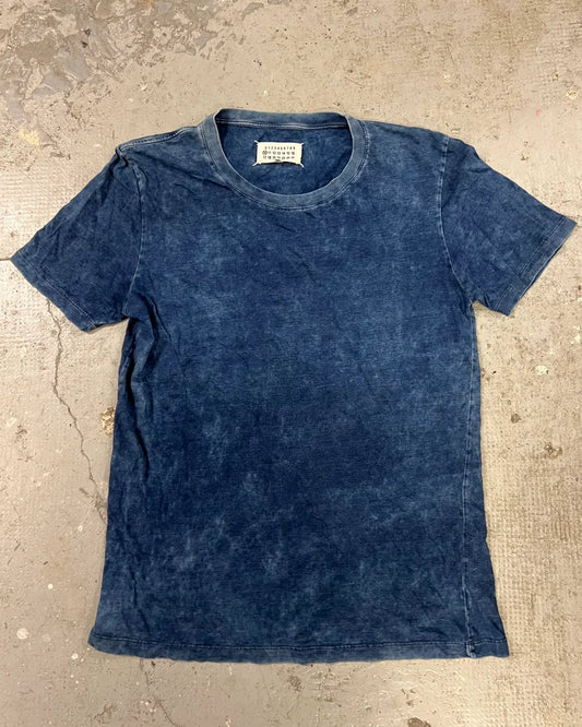 SS2017 Maison Margiela Basic Signature Navy Washed Tee-Shirt (L) 0