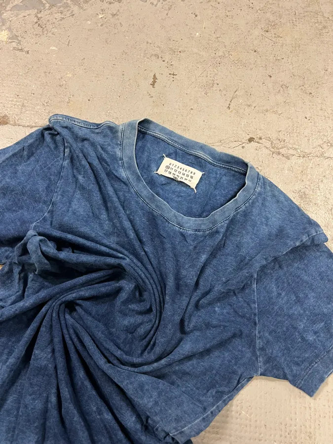 SS2017 Maison Margiela Basic Signature Navy Washed Tee-Shirt (L) 1