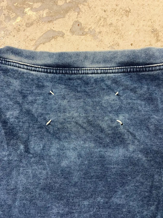 SS2017 Maison Margiela Basic Signature Navy Washed Tee-Shirt (L) 5