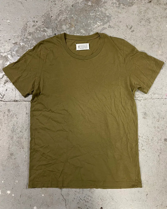 SS2017 Maison Margiela Basic Signature Olive Tee-Shirt (L) 0