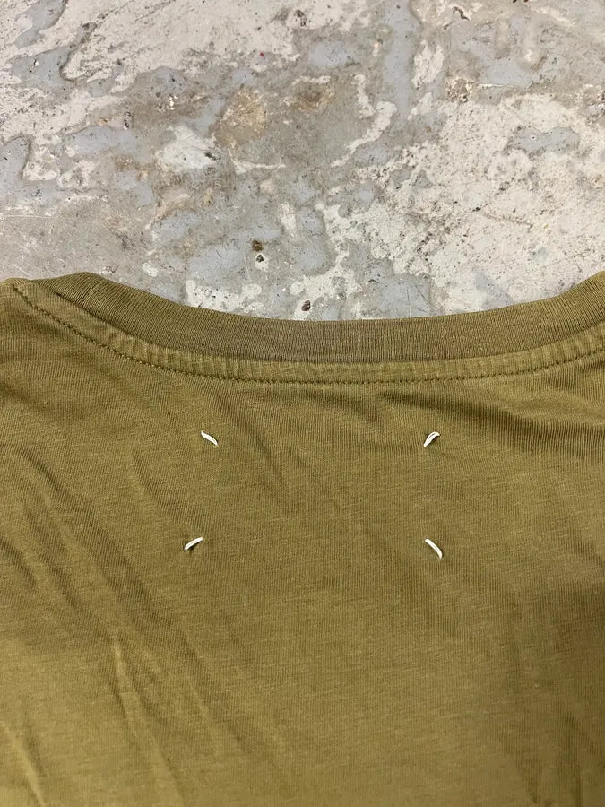 SS2017 Maison Margiela Basic Signature Olive Tee-Shirt (L) 4