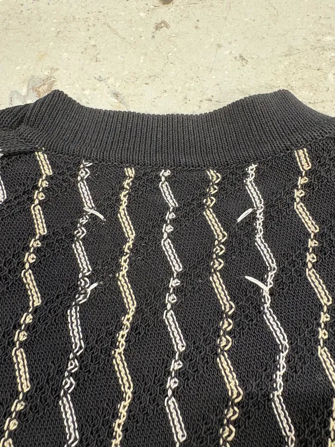 SS2017 Maison Margiela Black Striped Knit Sweater FNHJAIU 7