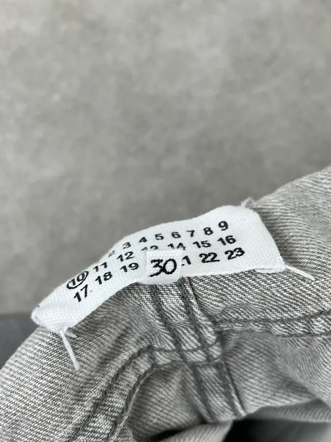 SS2017 Maison Margiela Grey Slim Distressed Denim Jeans TbOjJoX 11