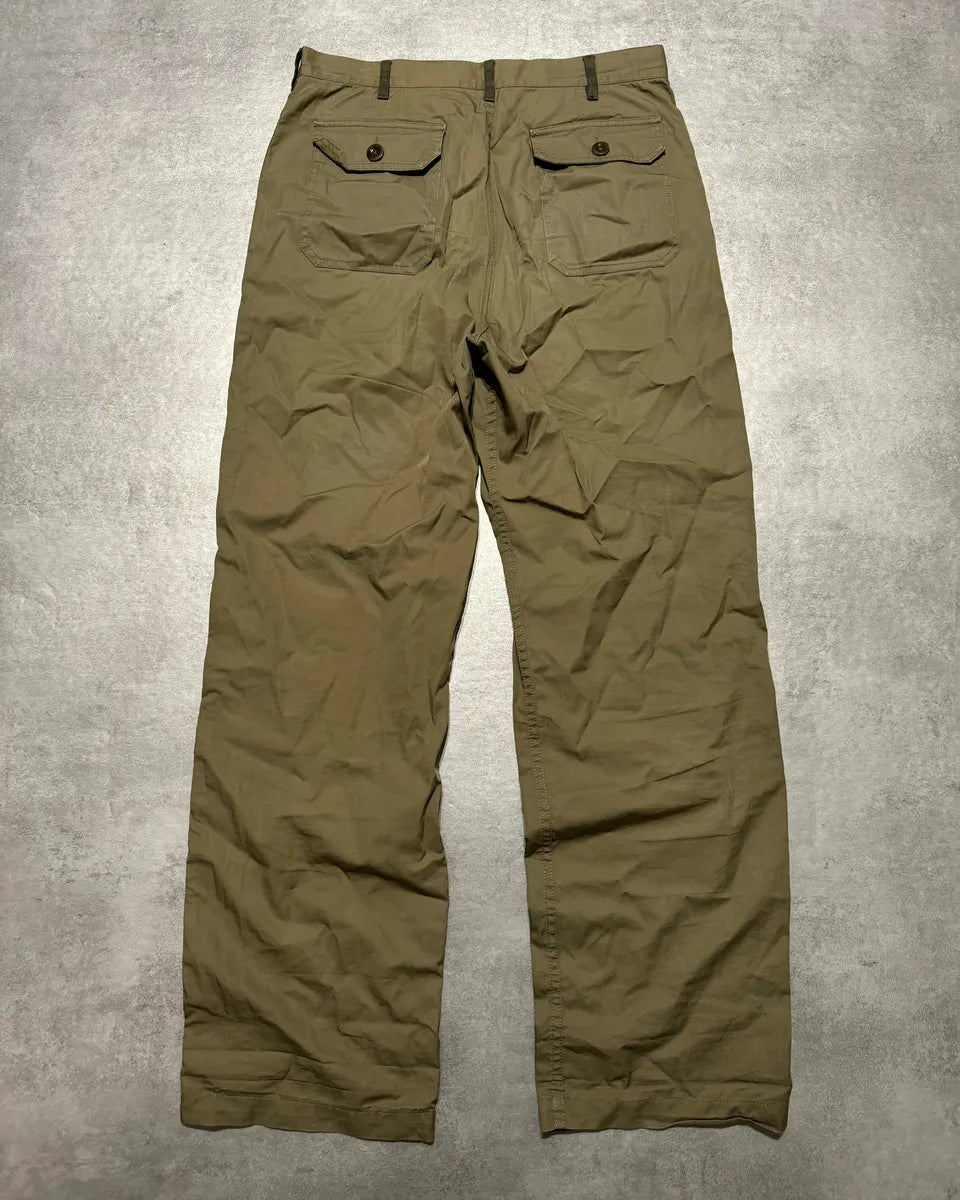 SS2017 Maison Margiela Olive Cozy Green Relaxed Pants (S) 2