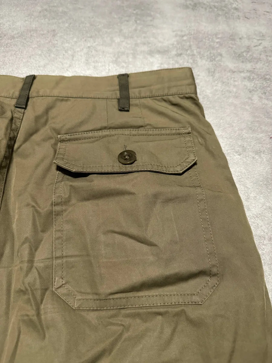 SS2017 Maison Margiela Olive Cozy Green Relaxed Pants (S) 3