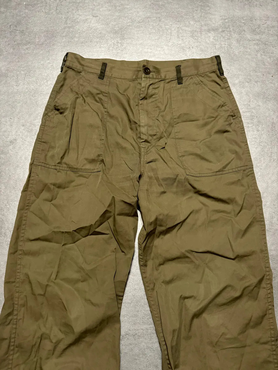 SS2017 Maison Margiela Olive Cozy Green Relaxed Pants (S) 8