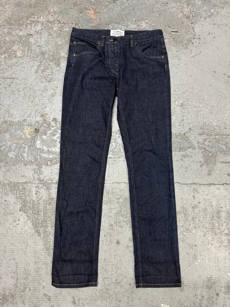 SS2017 Maison Margiela Slim Brut Denim Jeans TIpTWmy 0