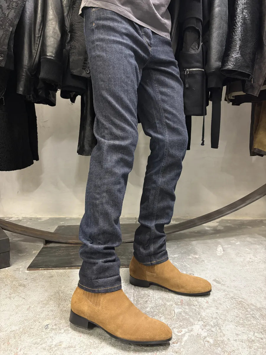 SS2017 Maison Margiela Slim Brut Denim Jeans TIpTWmy 3