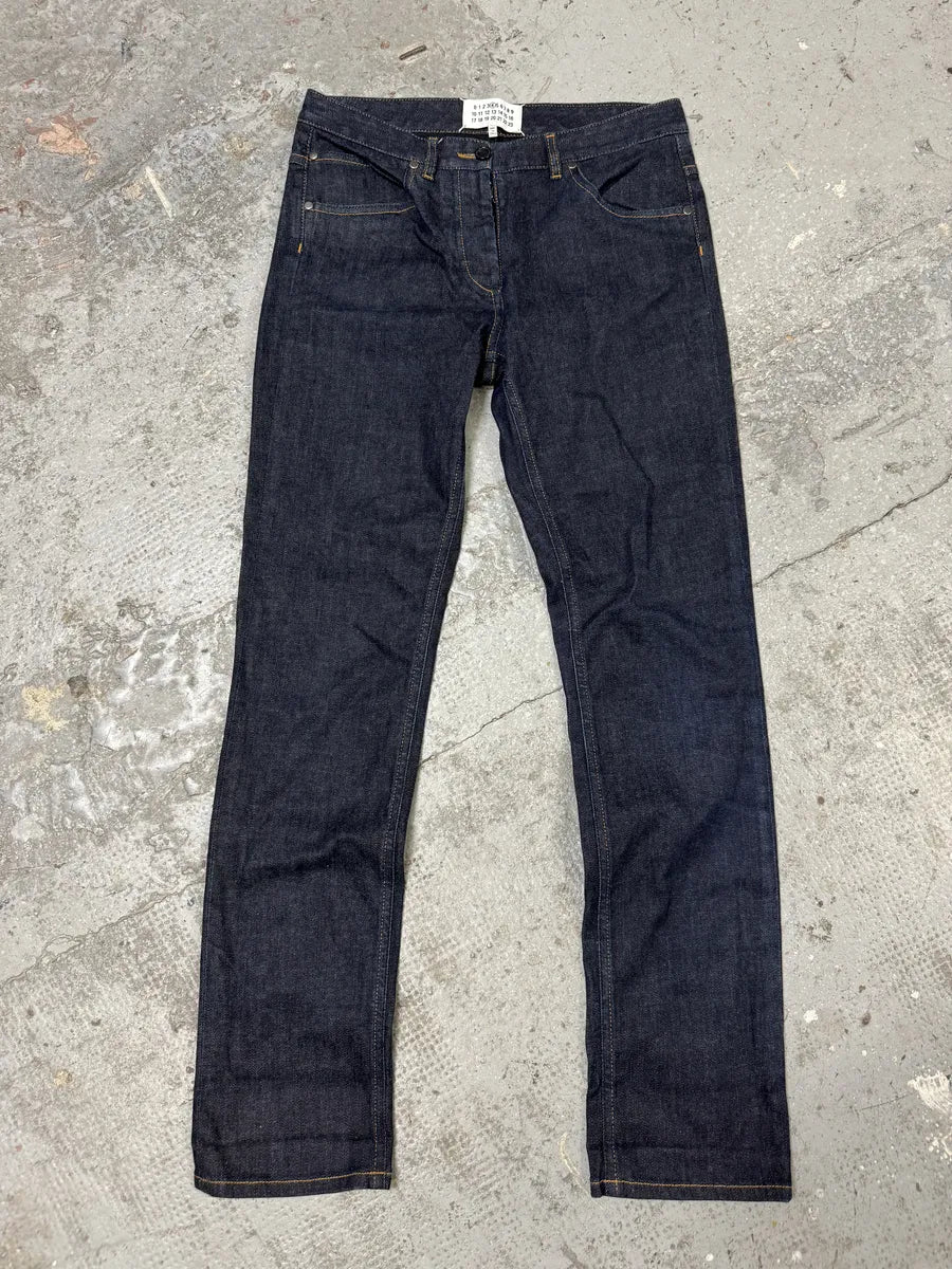 SS2017 Maison Margiela Slim Brut Denim Jeans TIpTWmy 9