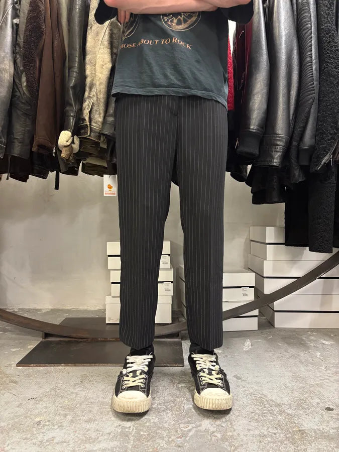 SS2017 Maison Margiela Striped Black Pants uJBznVg 2