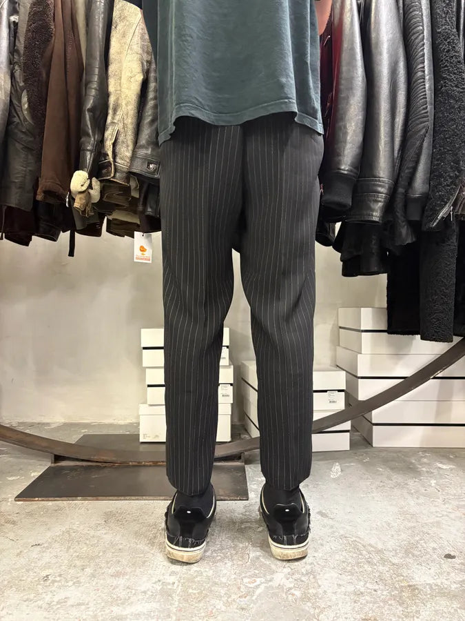 SS2017 Maison Margiela Striped Black Pants uJBznVg 4