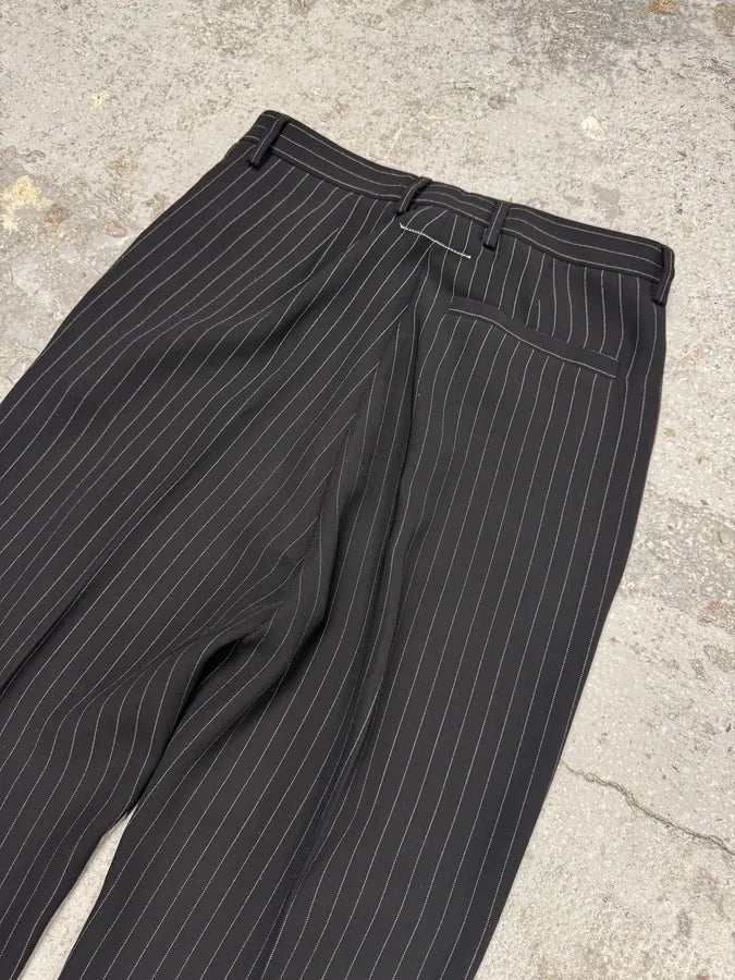 SS2017 Maison Margiela Striped Black Pants uJBznVg 5