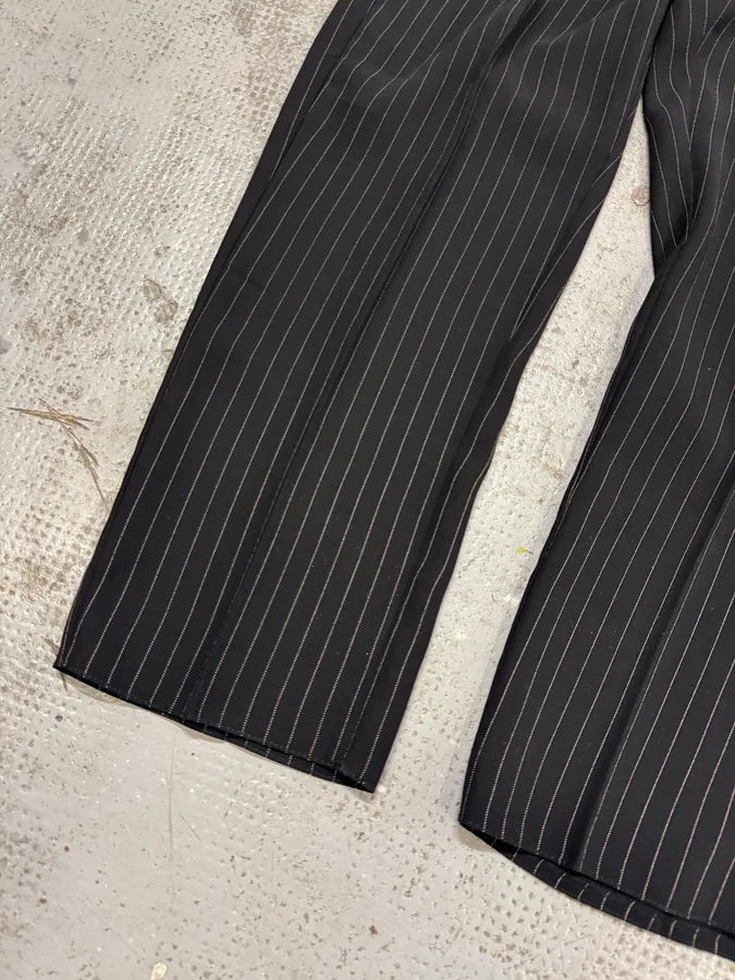 SS2017 Maison Margiela Striped Black Pants uJBznVg 6