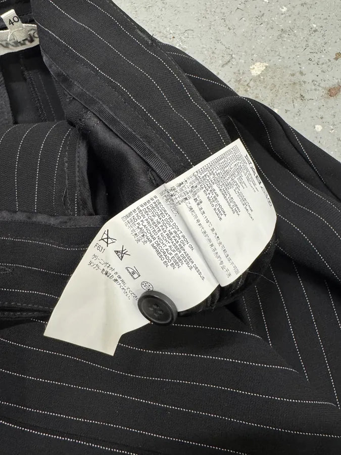 SS2017 Maison Margiela Striped Black Pants uJBznVg 9