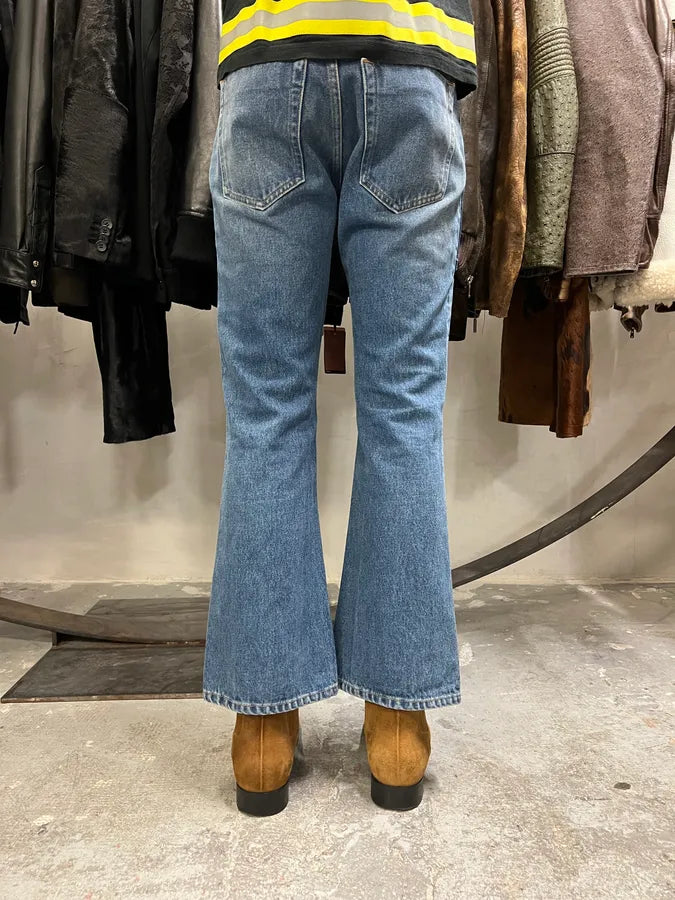 SS2017 Maison Margiela Two Tone Blue Denim Jeans (XS/S) 3