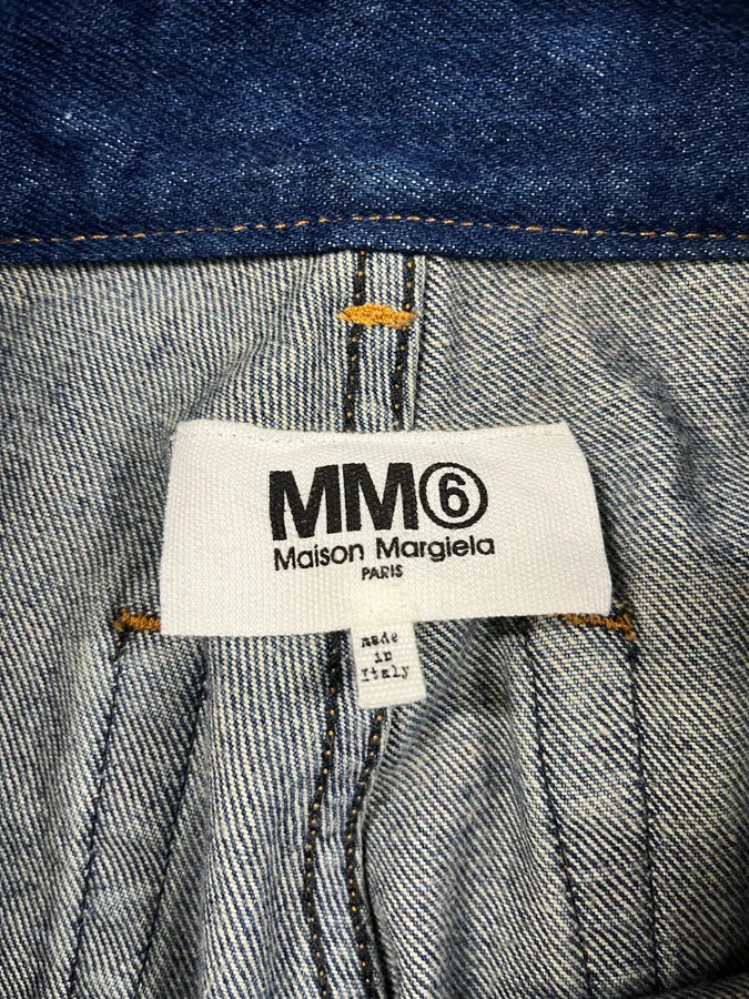 SS2017 Maison Margiela Two Tone Blue Denim Jeans (XS/S) 9