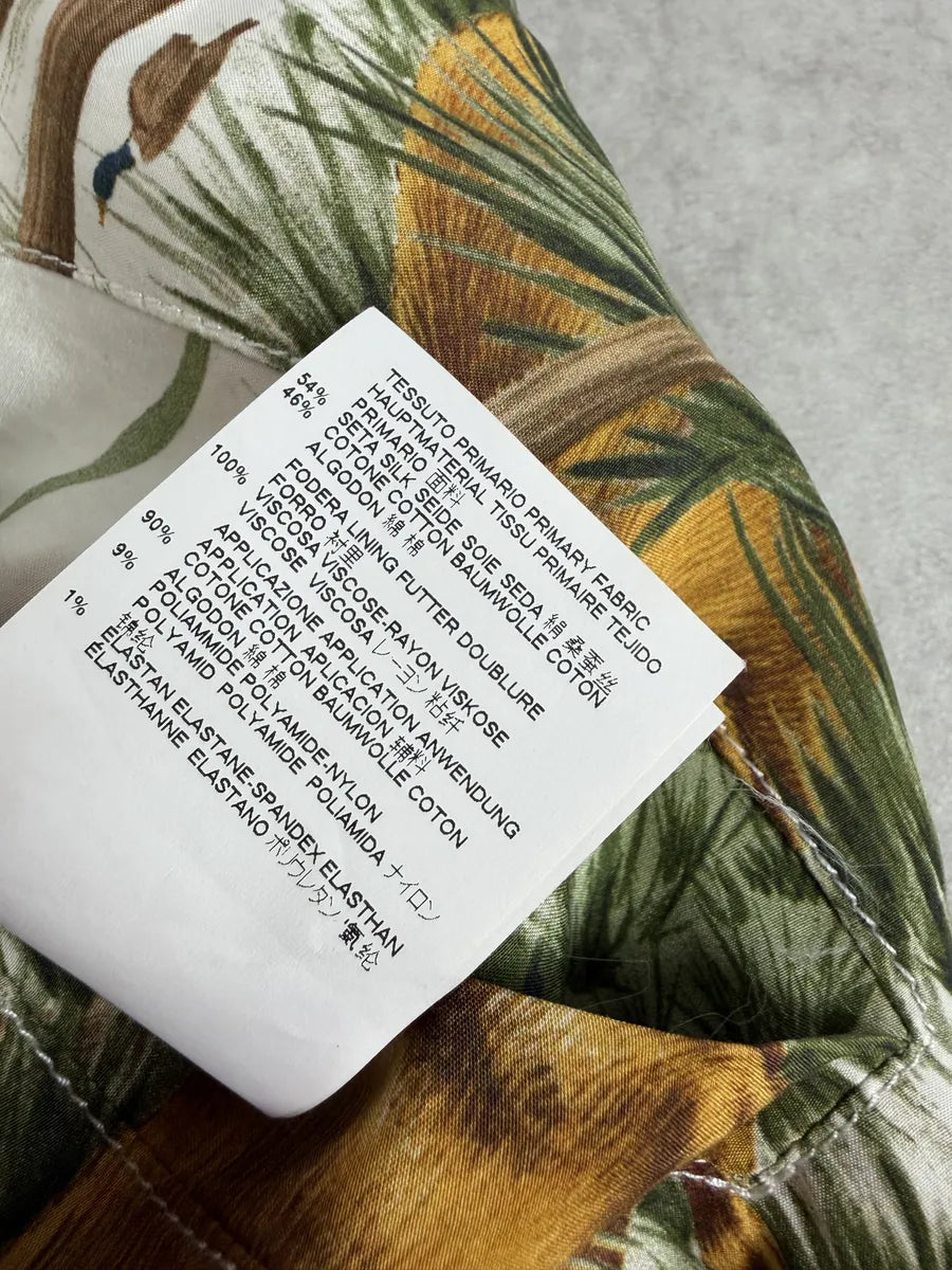 SS2017 Maison Margiela White Nature Fox Silk Bomber Jacket vGlBzJC 13