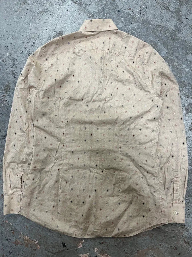 SS2017 Prada Contemporary Beige Logo Shirt PQAhJie 5