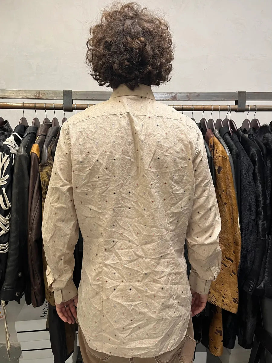 SS2017 Prada Contemporary Beige Logo Shirt PQAhJie 2