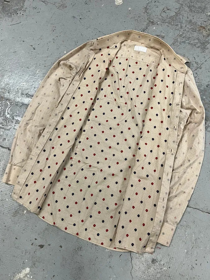 SS2017 Prada Contemporary Beige Logo Shirt PQAhJie 4