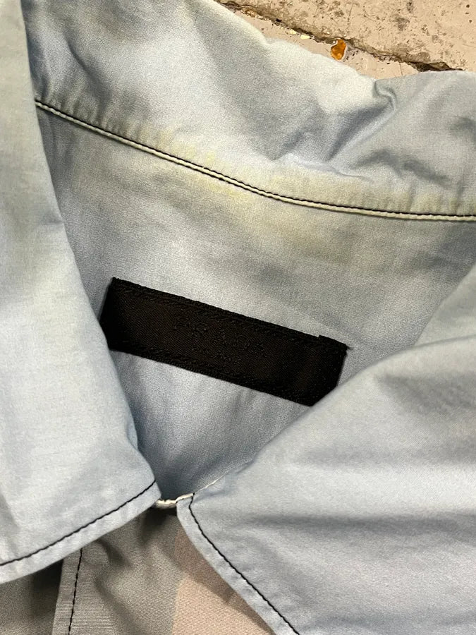 SS2017 Prada Mountain Landscape Blue Shirt ysqCSWH 7