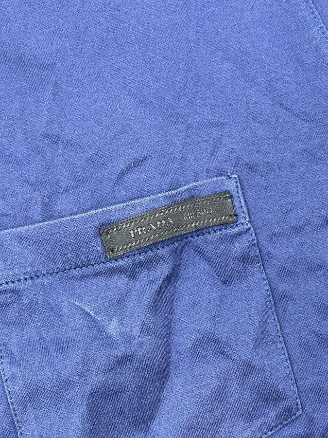 SS2017 Prada Navy Logo Patch Polo oLqxLmu 7