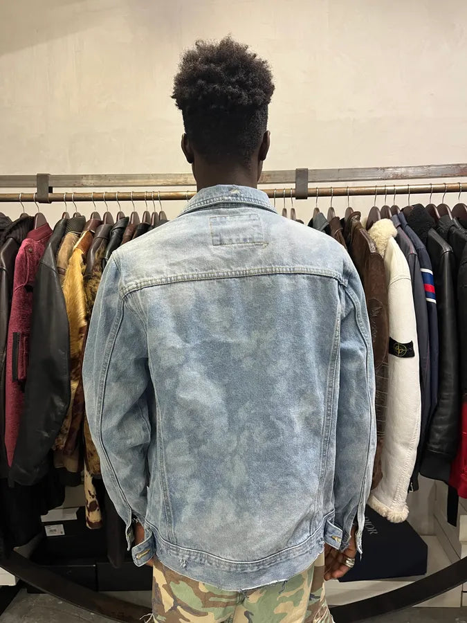 SS2022 Prada Propaganda Blue Denim Jacket GOwcssz 2
