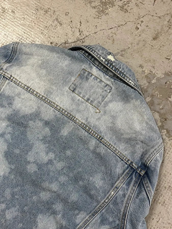 SS2022 Prada Propaganda Blue Denim Jacket GOwcssz 7