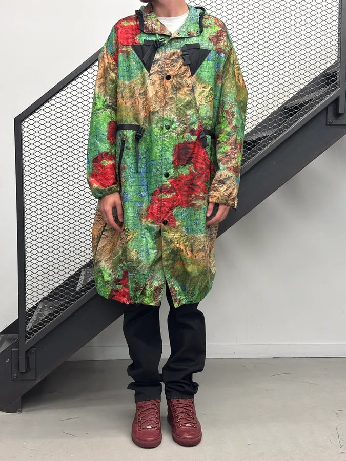 SS2017 Prada Green Termo Long Winderbreak Jacket  zFYsQBb 2