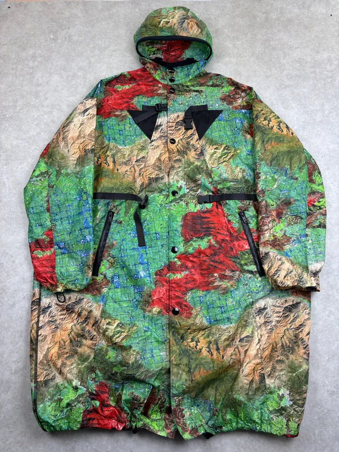 SS2017 Prada Green Termo Long Winderbreak Jacket  zFYsQBb 0