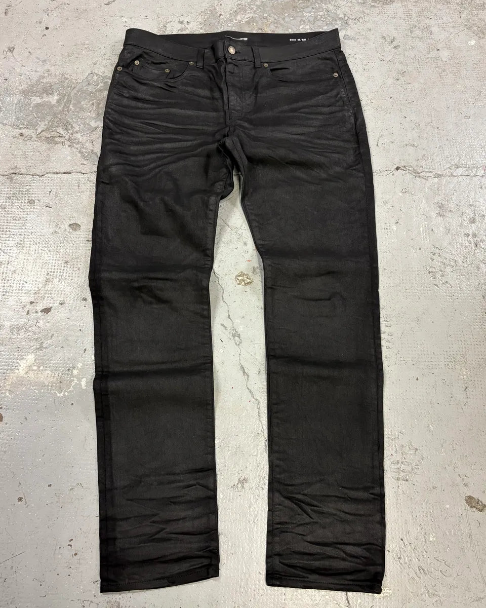 SS2017 Saint Laurent Black Dark Obscure Slim Jeans (L/XL) kwCnaxN 0