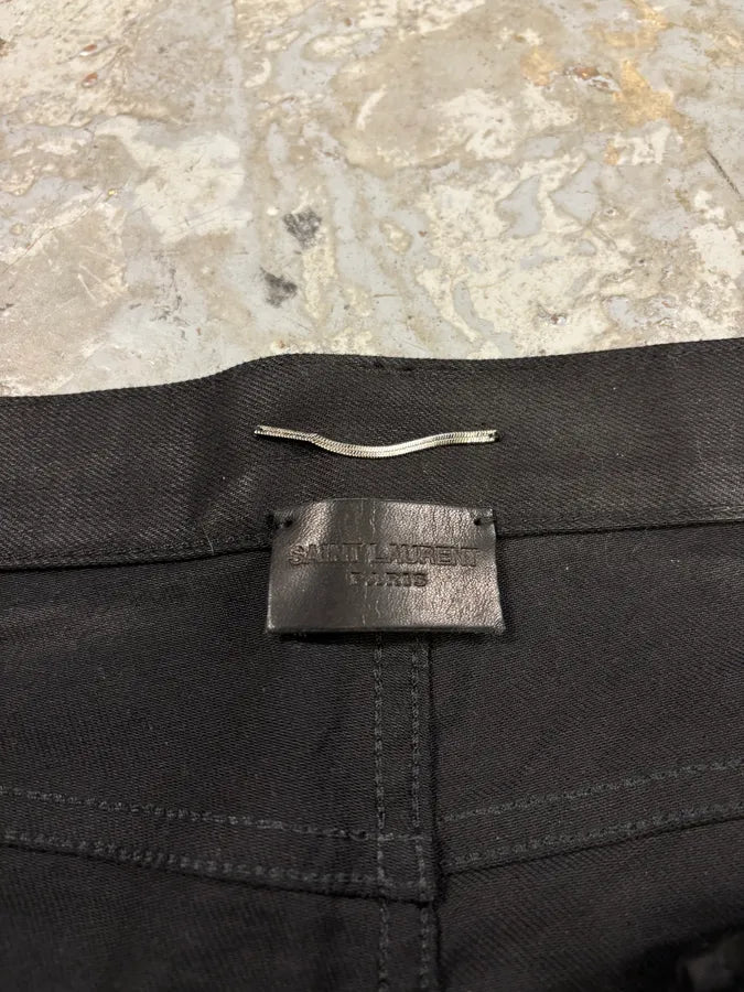 SS2017 Saint Laurent Black Dark Obscure Slim Jeans (L/XL) kwCnaxN 10