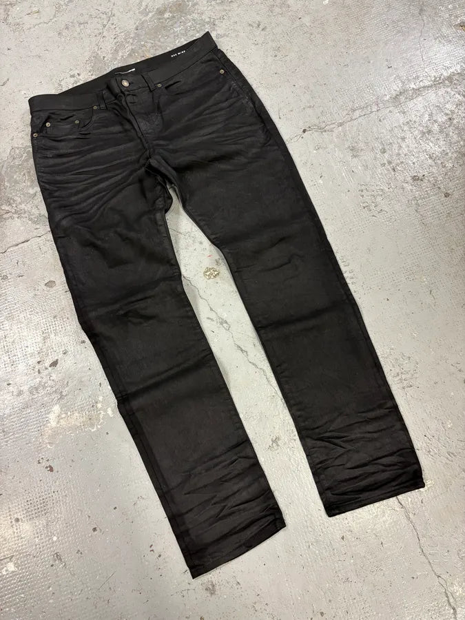SS2017 Saint Laurent Black Dark Obscure Slim Jeans (L/XL) kwCnaxN 4