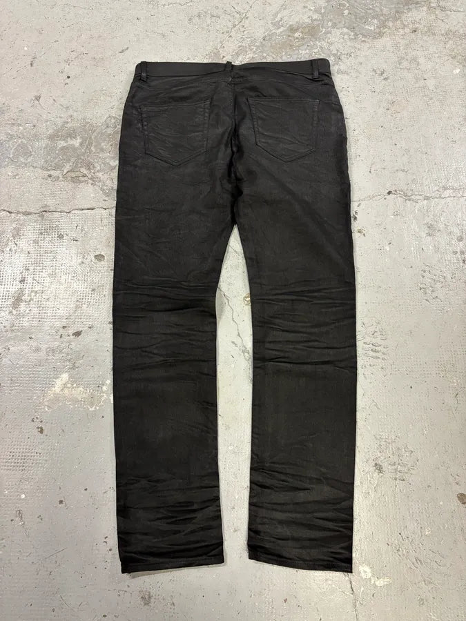 SS2017 Saint Laurent Black Dark Obscure Slim Jeans (L/XL) kwCnaxN 6
