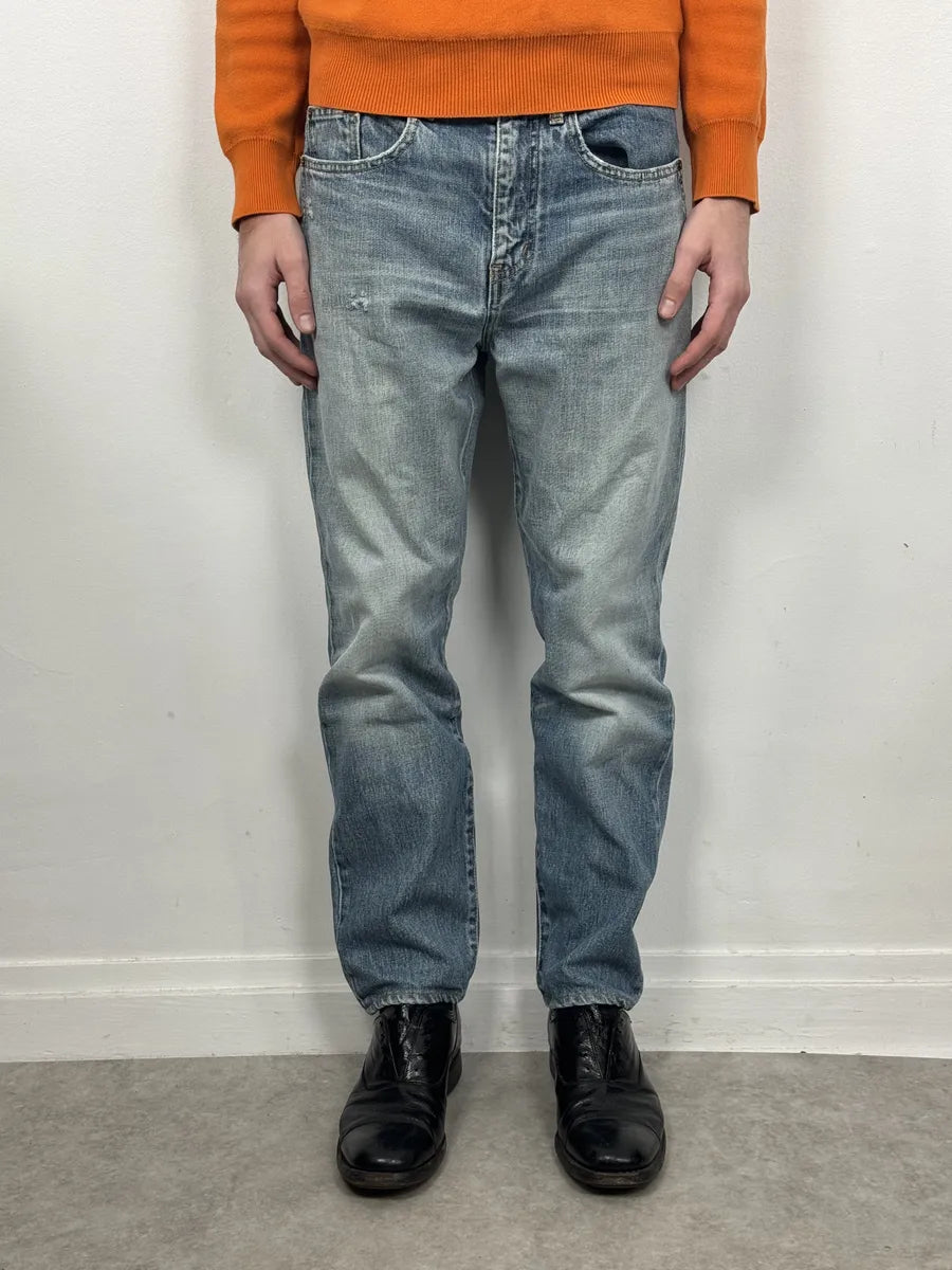 SS2017 Saint Laurent Blue Denim Jeans tlhoRRx 0