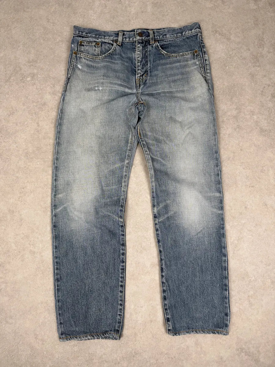 SS2017 Saint Laurent Blue Denim Jeans tlhoRRx 3