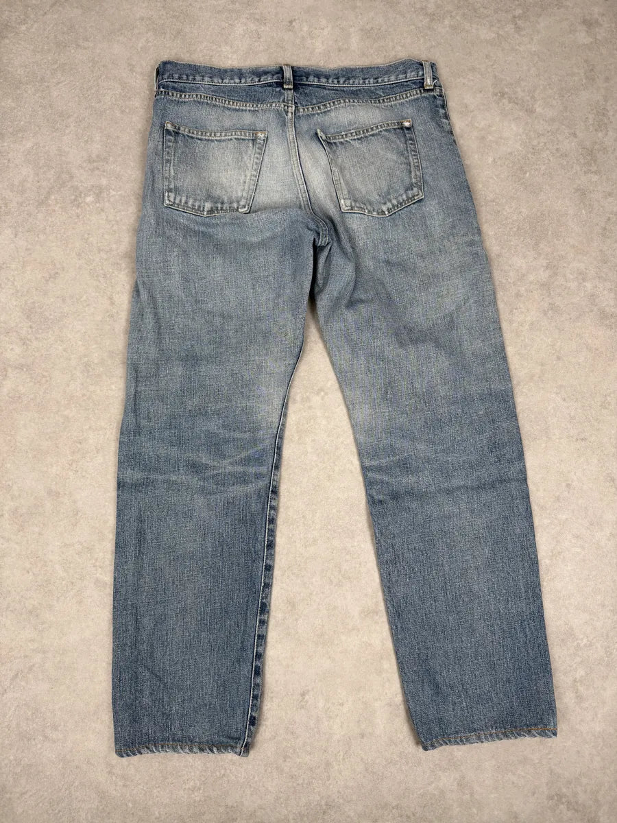 SS2017 Saint Laurent Blue Denim Jeans tlhoRRx 4